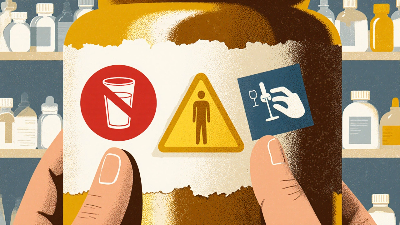 Understanding Pharmacy Warning Icons on Medication Labels