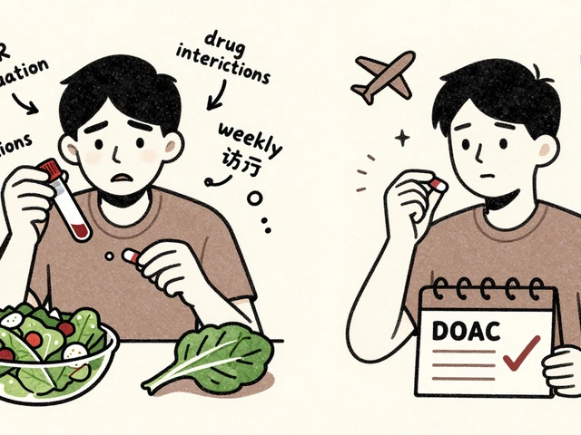 Direct Oral Anticoagulants vs Warfarin: Side Effect Comparison