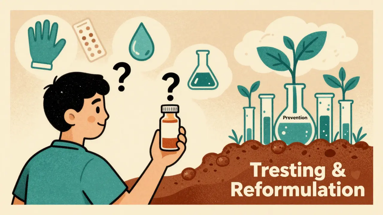 Patient surrounded by contamination icons with prevention beakers growing in background