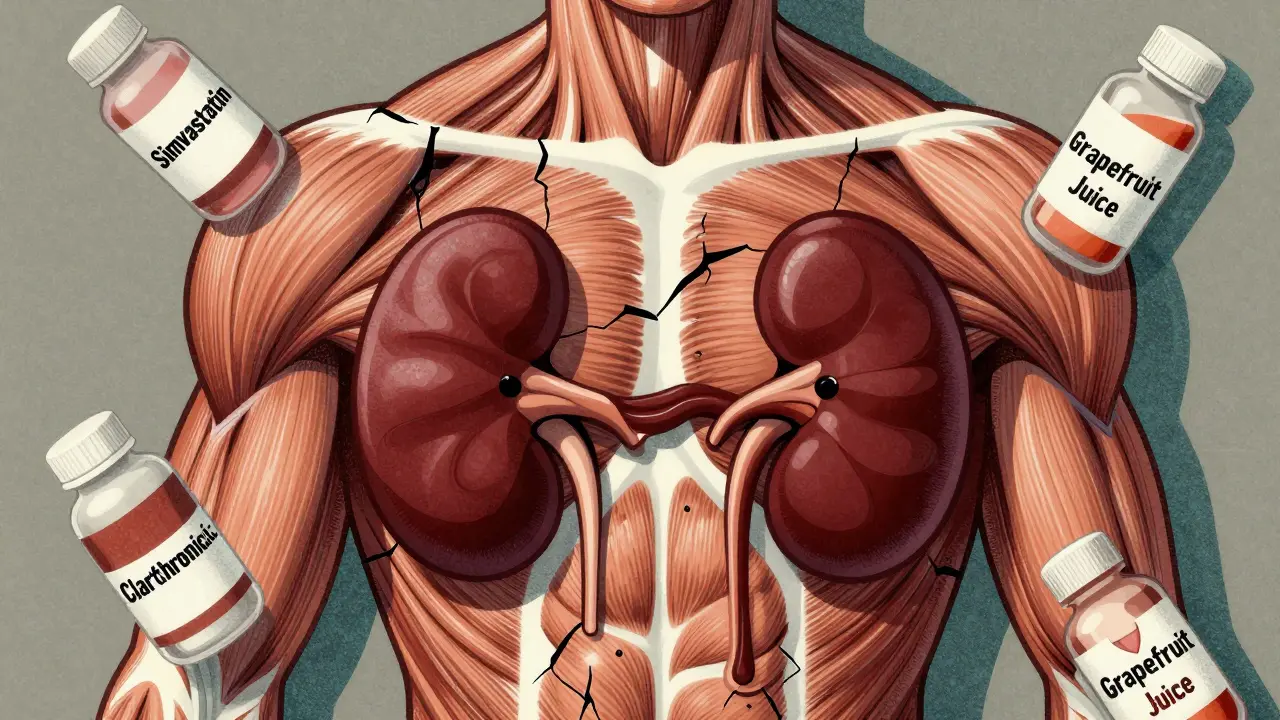 Rhabdomyolysis from Medication Interactions: What You Need to Know About Muscle Breakdown Emergencies