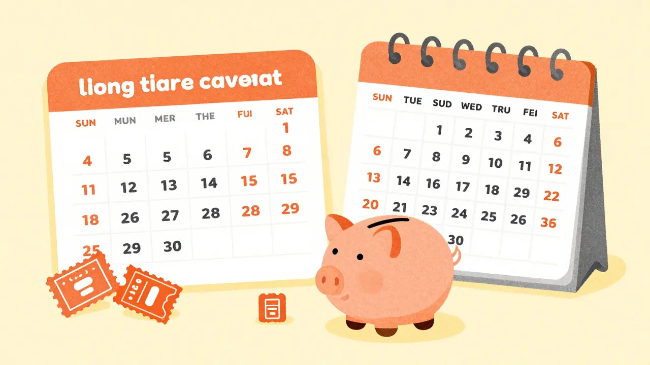 Graphic illustrating cost savings with pill packs, calendar, and growing piggy bank
