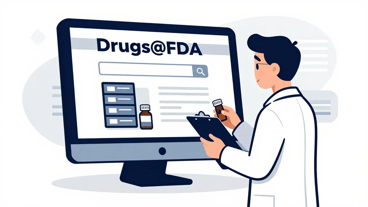 How to Search FDA’s Drugs@FDA Database for Official Drug Information