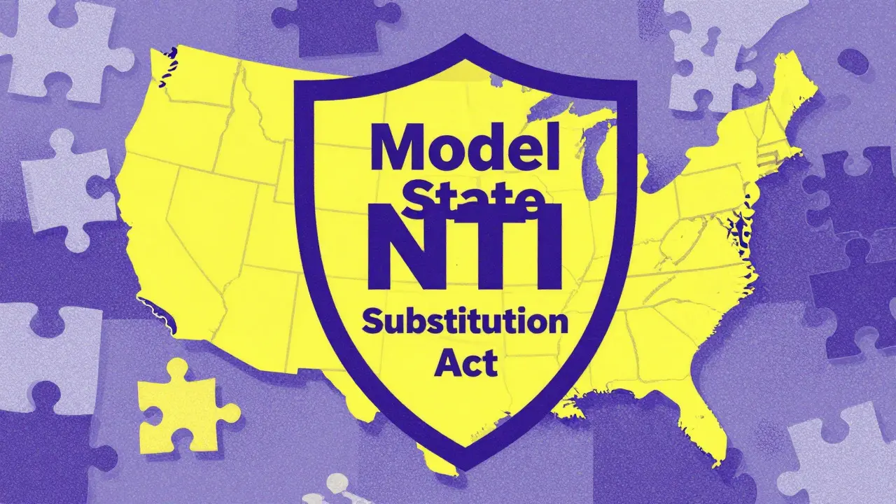 Symbolic image of a unified regulatory framework emerging from fragmented state laws.